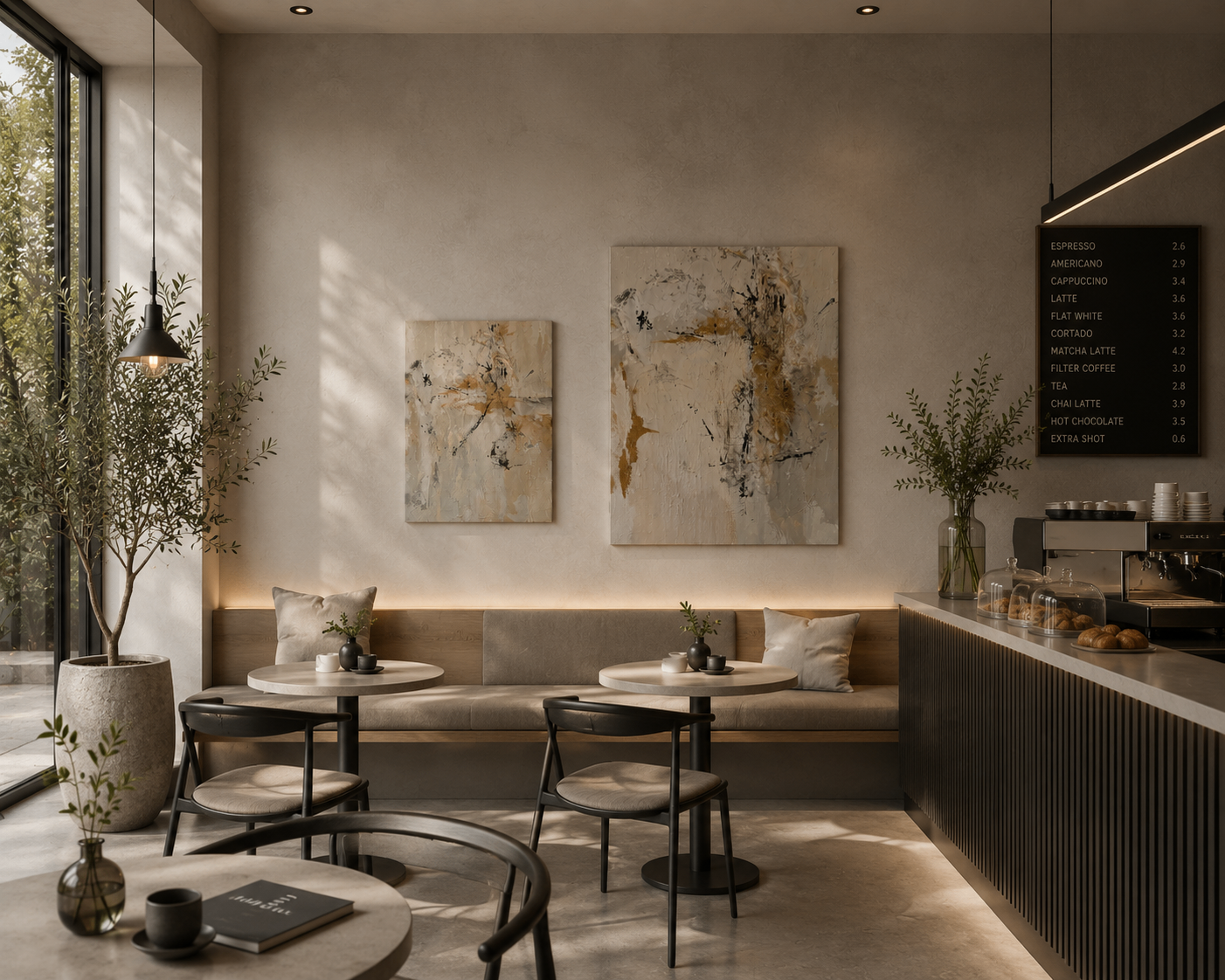 „Rotation" als Interior-Ansicht im Raum