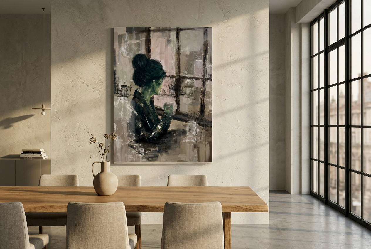 Abwechslungsmaniern — Loft & Dining — Privat / Objektgestaltung mit Werk von Lena Evelyn Krieger