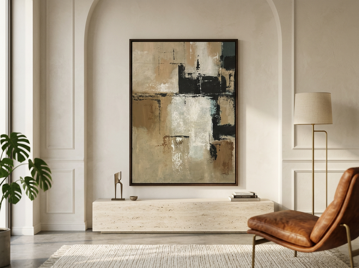 Werk in einer Boutique-Hotel-Lobby